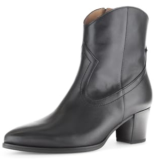 Gabor Damen Ankle Boots, Frauen Stiefeletten,uebergangsschuhe,uebergangsstiefel,knöchelhoch,reißverschluss,Stiefel,schwarz,40.5 EU / 7 UK