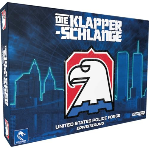 HeidelBÄR Games – Die Klapperschlange (Escape from New York) – Brettspiel zum Kultfilm, Kennerspiel – Deutsch – 1-4 Spieler – ab 13 Jahren (United States Police Force - Erweiterung)
