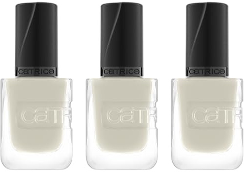 Catrice GEL AFFAIR Nail Lacquer, Nagellack, Nr. 042, Grau, langanhaltend, Einfach zu entfernen, glänzend, vegan, ohne Mikroplastikpartikel, ohne Konservierungsstoffe, ohne Parfüm, 3er Pack (3x10.5ml)