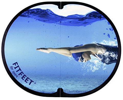Fit-Feet FITFEET for Sport Tappetino Fuori Doccia con Stampa a Tema Sport (Nuoto)