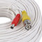 SSL BNC Video Power Cable For CCTV Camera DVR Security System (15M, White)