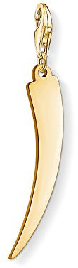 Thomas Sabo Damen Herren-Charm-Anhänger goldener Zahn Charm Club 925 Sterling Silber Y0038-413-39