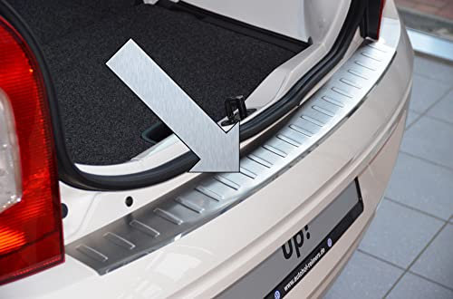 Ladekantenschutz Edelstahl passend für Volkswagen VW UP Schrägheck 3- und 5-Türer ab Baujahr 08.2011- Art. 3235780