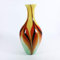 CRISTALICA Glasvase Blumenvase Dekovase Flaschenvase Elegant 35 cm bunt
