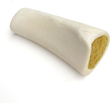 Cadet Stuffed Shin Bone, Long-Lasting Dog Chew Bones for Aggressive Chewers, High Protein Filled Bone Dental Chew for Dogs, Bacon & Cheese Flavor Filling, 5-6 for Large Dogs