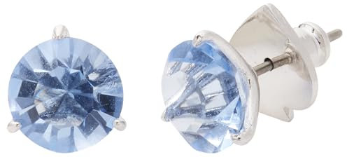 Kate Spade New York Brilliant Statements Trio Prong Studs Earrings Light Sapphire One Size