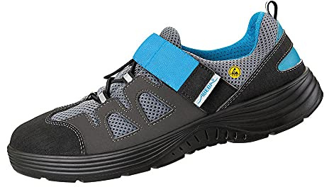 ABEBA 7131020 X-LIGHT ESD Niedriger Schuh, S1, SRC, Schwarz/Blau, Größe 36