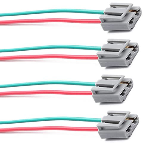 Tiardey 4 Pack HEI Distributor Pigtail Wire Harness 12 Volts Battery and Tachometer Connector Compatible with RV GM HEI 170072