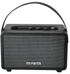 Aiwa MI-X100 Retro Bluetooth Lautsprecher 20 Watt, schwarz