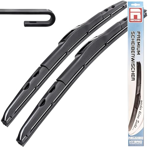 HYBRID Front Scheibenwischer FLEX AERO kompatibel für Honda Civic | EJ EK EG EH MB MB MC | 1991-2001 - 500mm 450mm - Premium Qualität Wischerblätter Set - RECAMBO