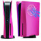 Nova Pink PS5 Frontplatte mit Kühlventilen Abdeckung Ersatzplatten Shell Zubehör für Playstation 5 Disc Edition