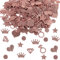 IOPJLK Konfetti Roségold 200 Stück Glitzer Streudeko Geburtstag Konfetti Groß Konfetti Bunt für Tischdeko zum Hochzeitsjubiläum, Antrag Party Deko, Begleitendes Geschenk Füllung