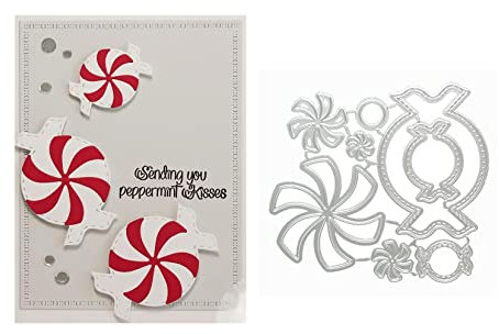 Qoiseys Windmühle Metall Stanzschablone Die Stanzen Basteln Prägeschablone, Stanzungen für DIY Scrapbooking Fotoalbum Dekoratives Papier Basteln Prägeschablone