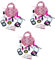 Toyvian 3 Sätze Ankleide-Spielzeug-Set Prinzessin Spielzeug Mädchenspielzeug Kidcraft-spielset Make-up-spielzeugset Simulationskosmetikspielzeug Kosmetiktasche Kind Zubehör Stoff