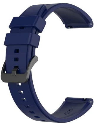 INF Correa para Huawei Watch GT2 46 mm, Correa compatible con Huawei Watch GT3/GT3 Pro/GT2 Pro, 22mm Pulsera de Repuesto de Silicona, Azul