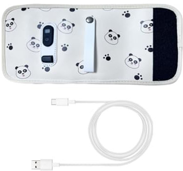 Calentador de biberones USB, termo USB para biberones de 21 niveles, calentador de biberones con pantalla digital LCD, funda ligera para calentador de biberones, funda térmica USB para biberones para
