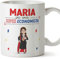 Mugffins Tazza Personalizzata in ceramica per ECONOMISTA donna 11 oz / 350 ml - In italiano - Sei Super! - Idea regalo per compleanno, anniversario, natale, laurea