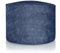 Aiire Reposapies Puff Salon Redondo - Puf Almacenaje de Terciopelo Rústico Moderno o Taburete para Reposa Pies Sofa - Cojin de Suelo XXL para Decoracion Hogar Azul