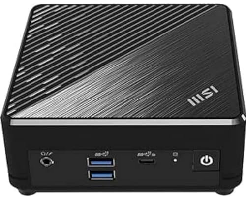 MSI Cubi N ADL Intel N100 Barebone, NUC, SFF, Mini Computer, HTPC, (NO RAM, NO Storage, NO OS), UHD Graphics/Type C/HDMI/DisplayPort/Dual LAN/WiFi 5/BT 5.1/VESA