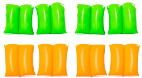 Tradineur - Pack de 4 Manguitos Infantiles - Incluye 2 camaras de Aire - Vinilo Resistente - para niños de 3-6 años - Modelo: Basic