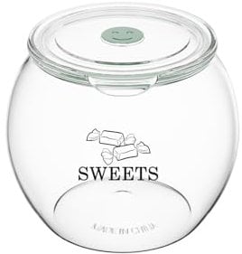 Gzsekken Candy Sweet Jar with Lid, Plastic Sweet Containers Jar,Clear Decorative Containers for Cookies, Snacks, and More,BPA-Free Cookie Dish Buffet Storage Container Clear for Party Holiday Home