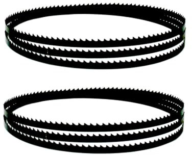 2pcs Carbon -Bandsäsau -Blades 1434x6.35x0.35mm 6 10 14 TPI Bandsägen Holzbearbeitungswerkzeuge for Burgess Bk3, Rexon, Woody(6TPI)