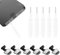 6 Stück Staubschutzstecker und 5 Reinigungsbürsten, Handy-Ladeanschluss-Staubstecker, Silikon-Handy-Staubstecker-Schutzhülle, kompatibel mit den meisten iPhone- und Phablet-Zubehörteilen