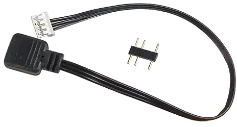 Yzdysg Cavo adattatore controller ventola 5V 3-pin a 6pin/4pin convertitore 5V ARGB 3Pin a 4Pin 6Pin per fan Cool Moon