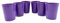 Kimmel Set di 6 bicchieri da 250 ml, viola