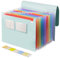LPZMPZ Dokumentenmappe A4 Fächermappe A4 Ordner Dokumenten Organizer Mappen Ordnersystem Ordnungsmappe mit Sortiermappe Registermappe Dokumentenordner File Folder A4 12 Fächern Datei Organizer