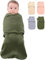 NCTNCX Baby Schlaf Pucksack Baby 0-3 Monate/3-6 Monate Sicherheit Baumwolle Puck Schlafsack Pucksack Neugeborene Mit Verstellbarem Klettverschluss Universal FüR MäDchen Und Jungen (GrüN 0-3 Monate)