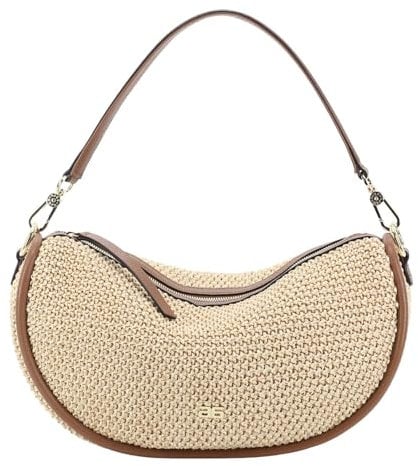 Abro Maglia Raffia Hobo Bag Willow Natural