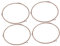 Zerodeko 4pcs Microwave Turntable Bracket Switches Bulb for Microwave Light Toaster Microwave Wall Mount Microwave Tray Wheel Ring Rotating Bearing Turntable Model Turntable Turner Plastic