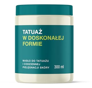 NEBA - Tattoo Butter - für Tägliche Pflege des Geheilten Tattoos, auch für Sensitive Haut - mit Sonnenblumenöl, Vitamin E, Sheabutter - Vegan - Duft - Schwarze Magnolie - 300 ml