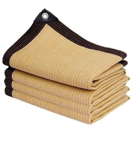 PanHuiWen Voile Ombrage Carré Toile D'Ombrage 3x5 ImperméAble Filet Anti Grele Voiture Protection Piscine Hors Sol,6x8m