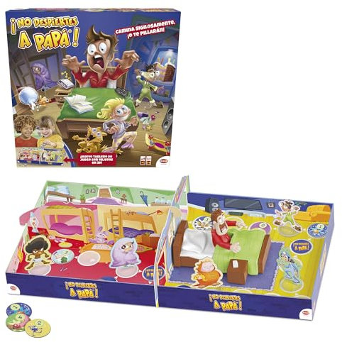 Bizak - No wach a papa - Brettspiel für Kinder für Jungen und Mädchen + 4 Jahre, lustig und familienfreundlich, Geschicklichkeitsspiel, zum Verschenken und Spielen in der Familie - spanische Version