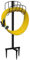 PENGQIANJU Support de Tuyau d'arrosage Amovible en métal, Support de Rangement Vertical pour Tuyau, Support Robuste pour activités de Plein air, Outil de Jardinage Simple