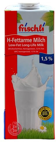 frischli H-Fettarme Milch 1.5% Fett, 12er Pack (12 x 1 l)