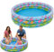 Lizzy 1 x Flamingo 3-Ring Inflatable Swimming Pool for Kids Girls | 120 x 25cm | Multicolour Vinyl | Lightweight, Foldable, Portable | 190L Capacity | Easy to Inflate & Store