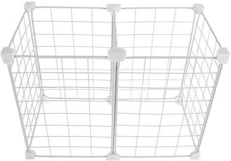 VALICLUD Metal Freezer Organizer Basket Deep Iron Wire Storage Bin Chest Freezer Divider for Food Storage Universal Fit Clip for Multi-layer Refrigeration Random Style