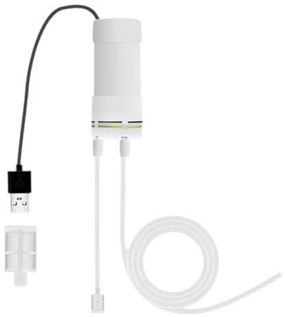 Mini pompe à eau électrique 5 V,Mini pompe électrique auto-amorçante, Pompe à eau auto-amorçante 5 V, Pompe à eau USB auto-amorçante,pour appareils de forage d'eau et machines de découpe, avec filtre