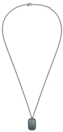 Armani Exchange Herren-Edelstahl-Halskette mit Karabinerverschluss