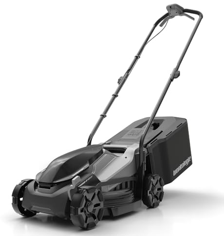 33 cm Bürstenloser Akku-Rasenmäher Solo Kompatibel mit 18V Power X-Change | 5-fache Höhenverstellung 25–65mm, 35L Grasfangkorb, Mulchmodus, 1 Ersatzmesser, ohne Akku/Ladegerät