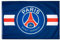 Fahne, Motiv Logo FC Paris Saint Germain, 100 x 150 cm
