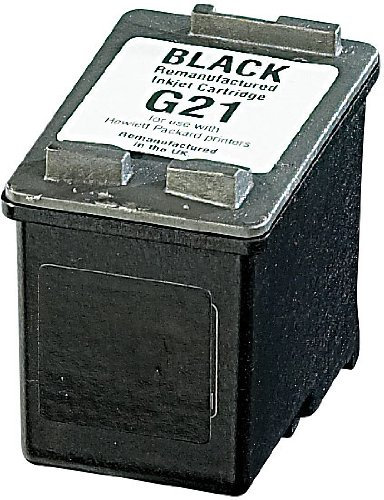 iColor Recycled/Rebuilt by Deskjet F 380, HP: Recycled Cartridge für HP (ersetzt C9351AE No.21), Black HC 18ml (Deskjet F370, F4180, Drucker)