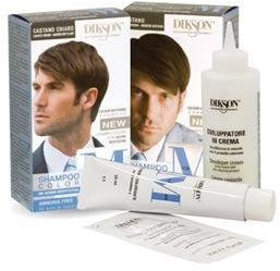 Color DIKSON Shampoo für Männer mit stärkender Wirkung ohne Ammoniak ( - Dunkelblond)
