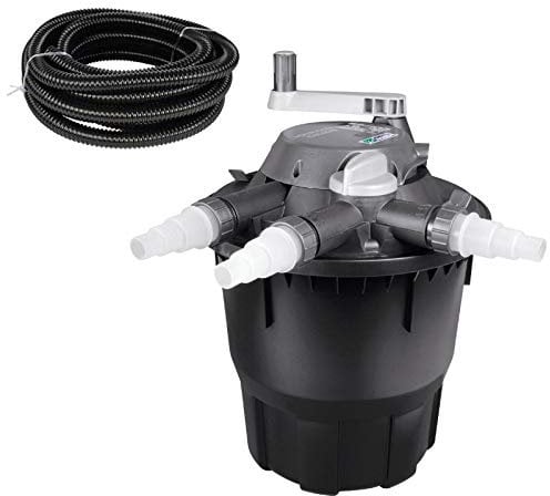 Hozelock 1352 Bioforce Revolution 6000 UVC Pond Filter Pump Filtration & 5m Hose