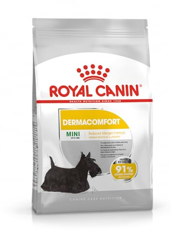 Royal Canin Dermacomfort Mini | 1 kg | Complete Food for Small Adult Dogs up to 10 kg | To Support Normal Skin Health | With Omega 3 and 6 Fatty Acids