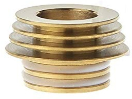 Qingtian-ceg 810 bis 510 Aufsteckadapter Kühlkörper Adapter für TFV8 / TFV8 Big Baby / TFV12 / Kennedy 24,Frei von Tabak und Nikotin (Bundle : 1PCS, Color : Gold)