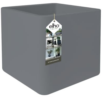 elho Pure Soft Brick 40 - Planter - Concrete - Indooroutdoor - Ø 39 x H 39 - Made with recycled materials